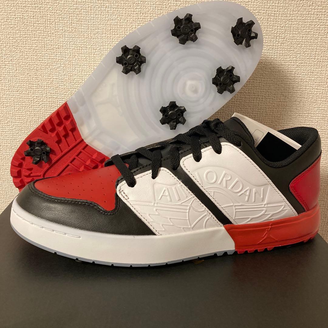 新品 正規品 NIKE JORDAN 赤 黒 白 ジョーダン NU 1G ゴルフ
