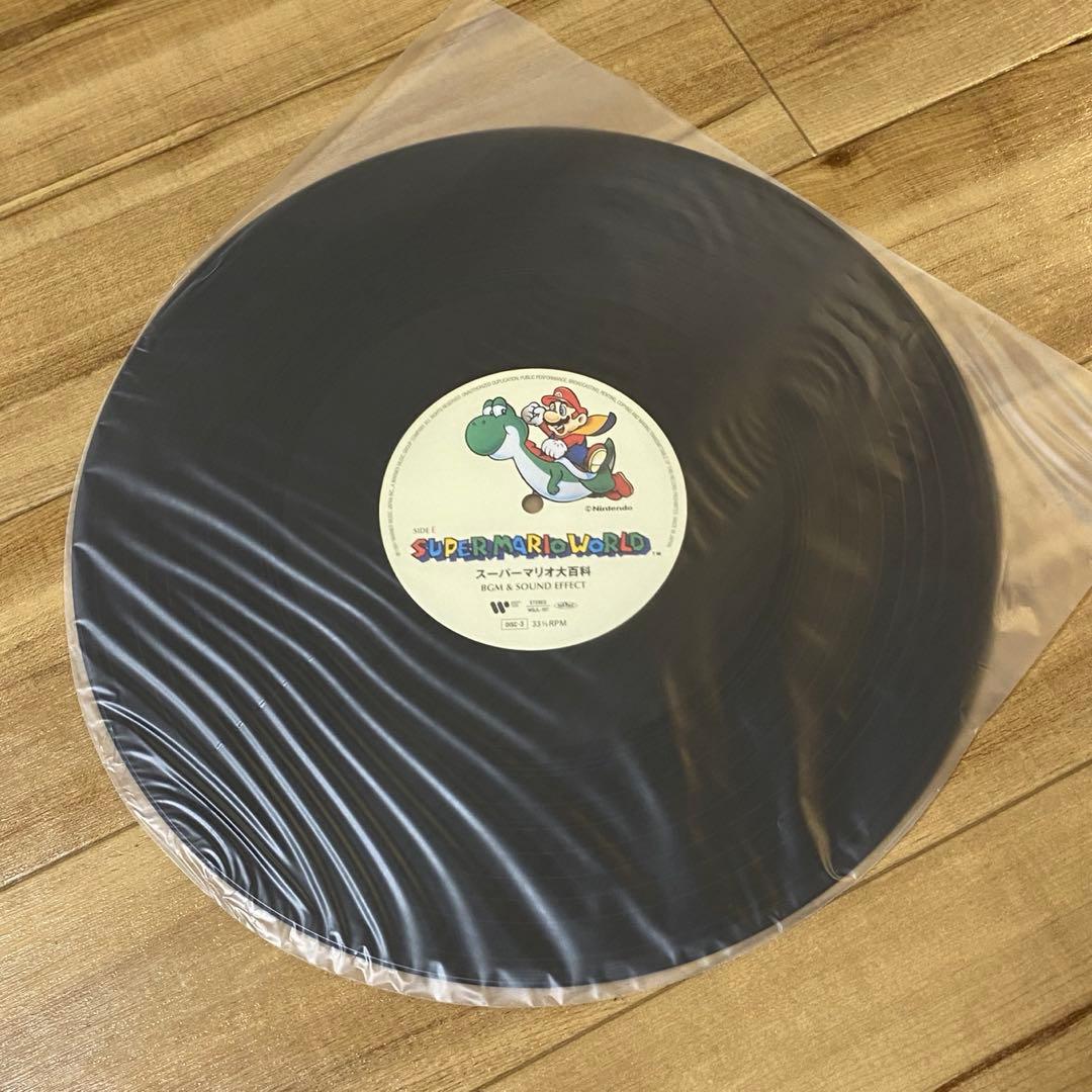 スーパーマリオワールド サントラ レコード アナログ マリオ 美品