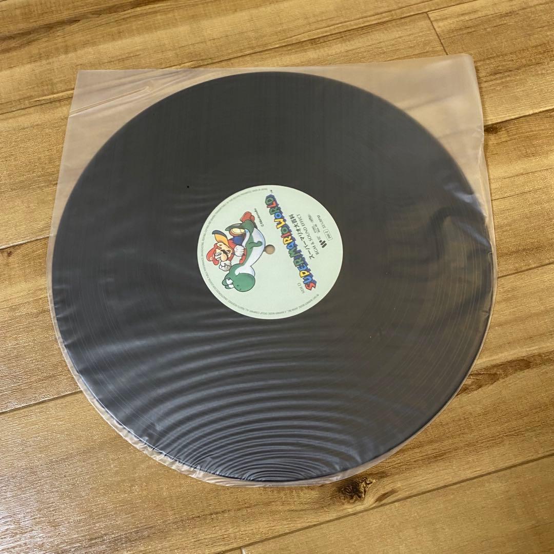 スーパーマリオワールド サントラ レコード アナログ マリオ 美品