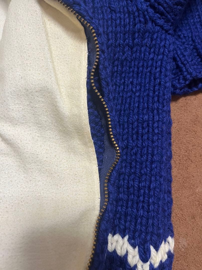 60s ヴィンテージ　カウチンセーター　ヨット