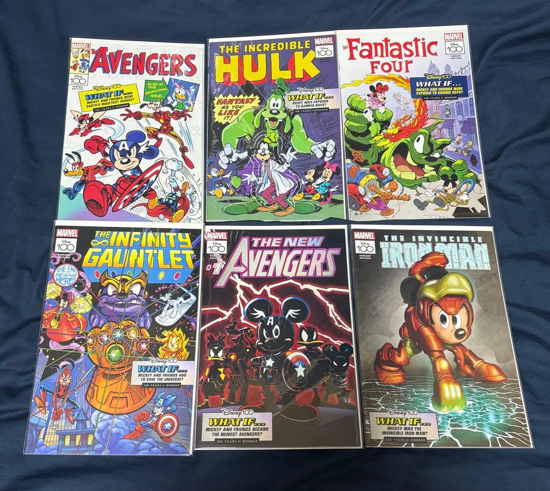 Disney100周年記念 marvel リーフ　17冊セット