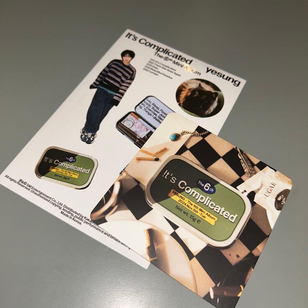 (1787)イェソン It's Complicated(Things Ver.)