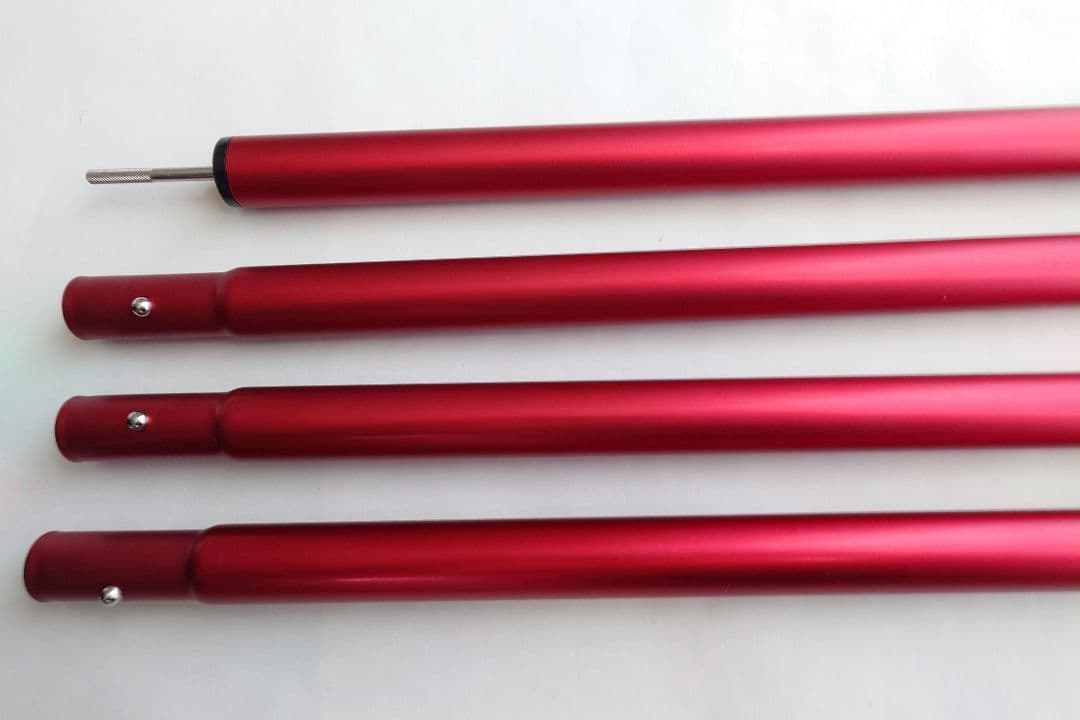 【miyavi】【 Peak】ウイングポールレッド240cm