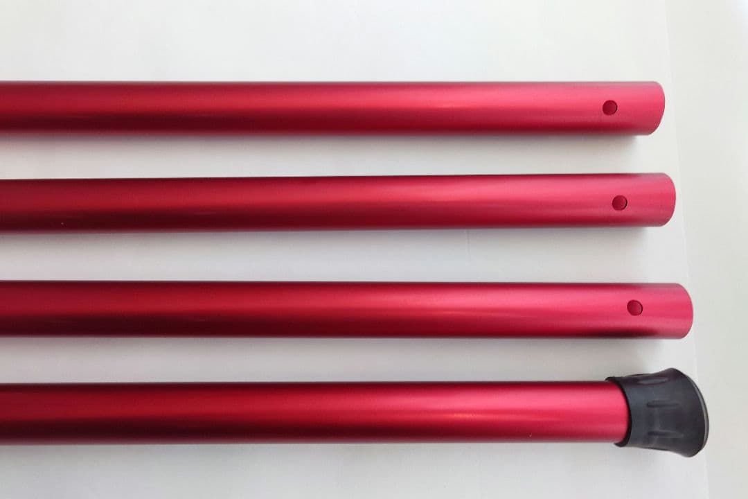 【miyavi】【 Peak】ウイングポールレッド240cm