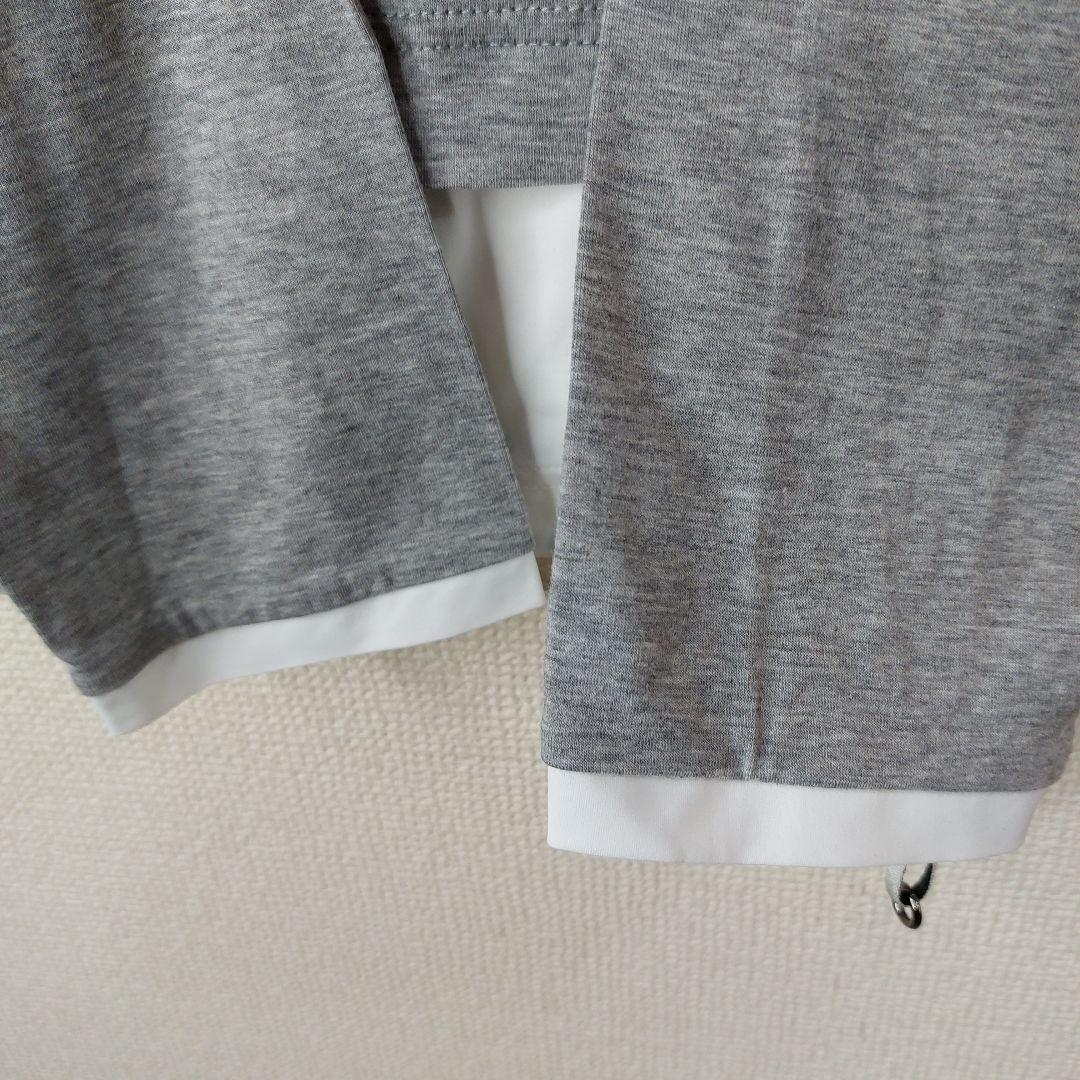 ランバンスポール　長袖　モックネックブラウス ダブルポケット　３８