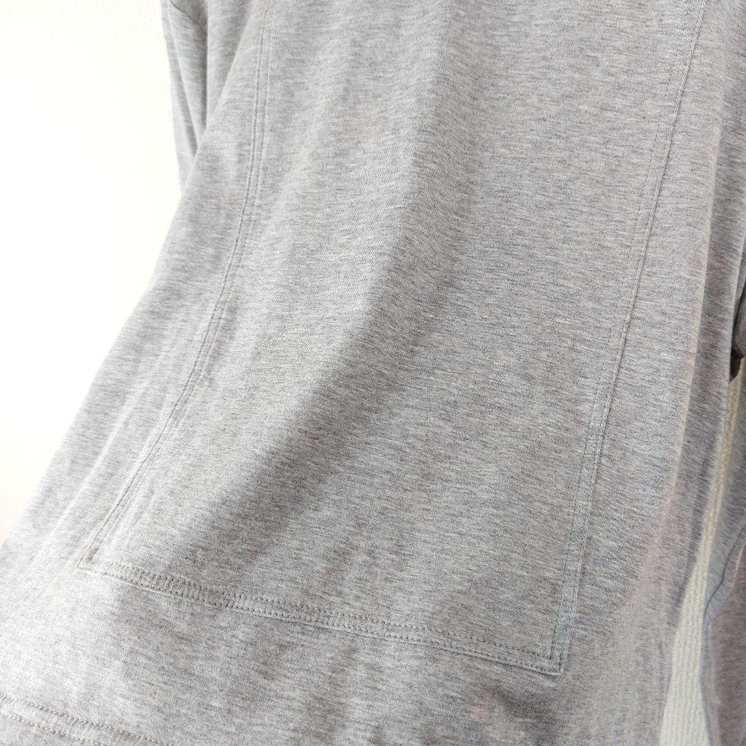 ランバンスポール　長袖　モックネックブラウス ダブルポケット　３８