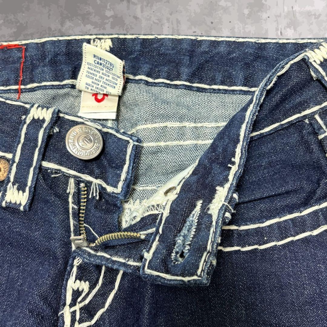 TRUE RELIGION JOEY SUPER T フレア Y2K USA製