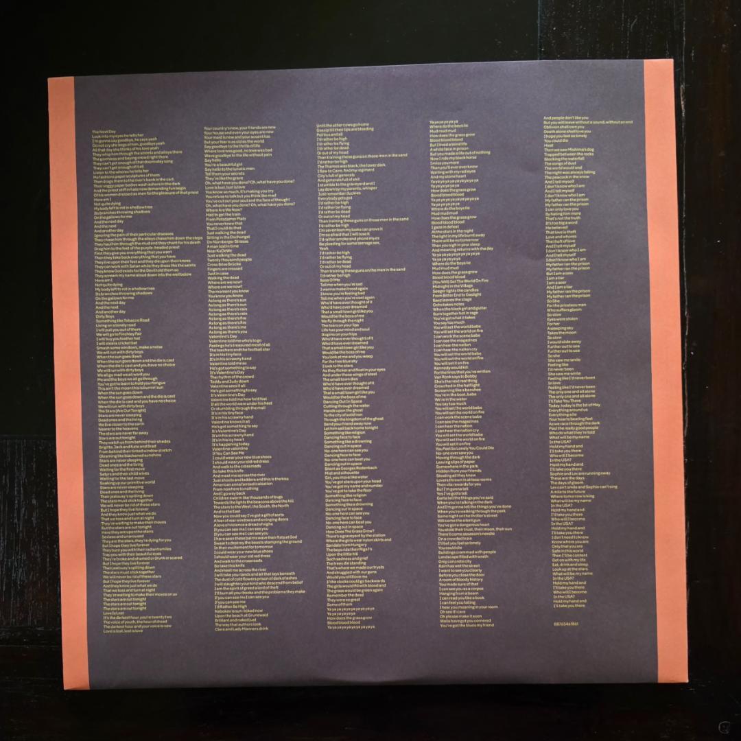 美品 デヴィッドボウイ 「The Next Day」 カラー２枚組LP