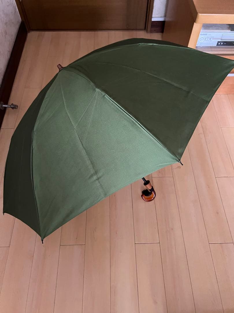 小宮商店折りたたみ傘和花晴雨兼用モスグリーン