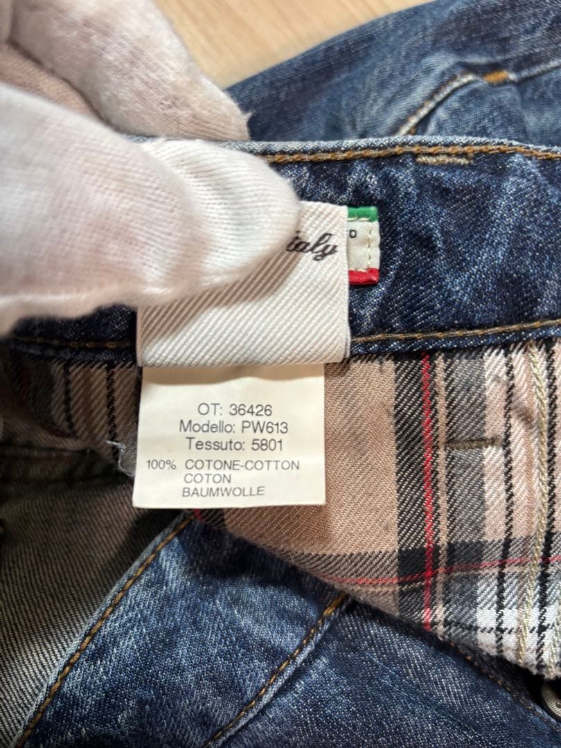 イタリア製 ヤコブコーエン PW613 ビンテージ 加工 デニム パンツ W33