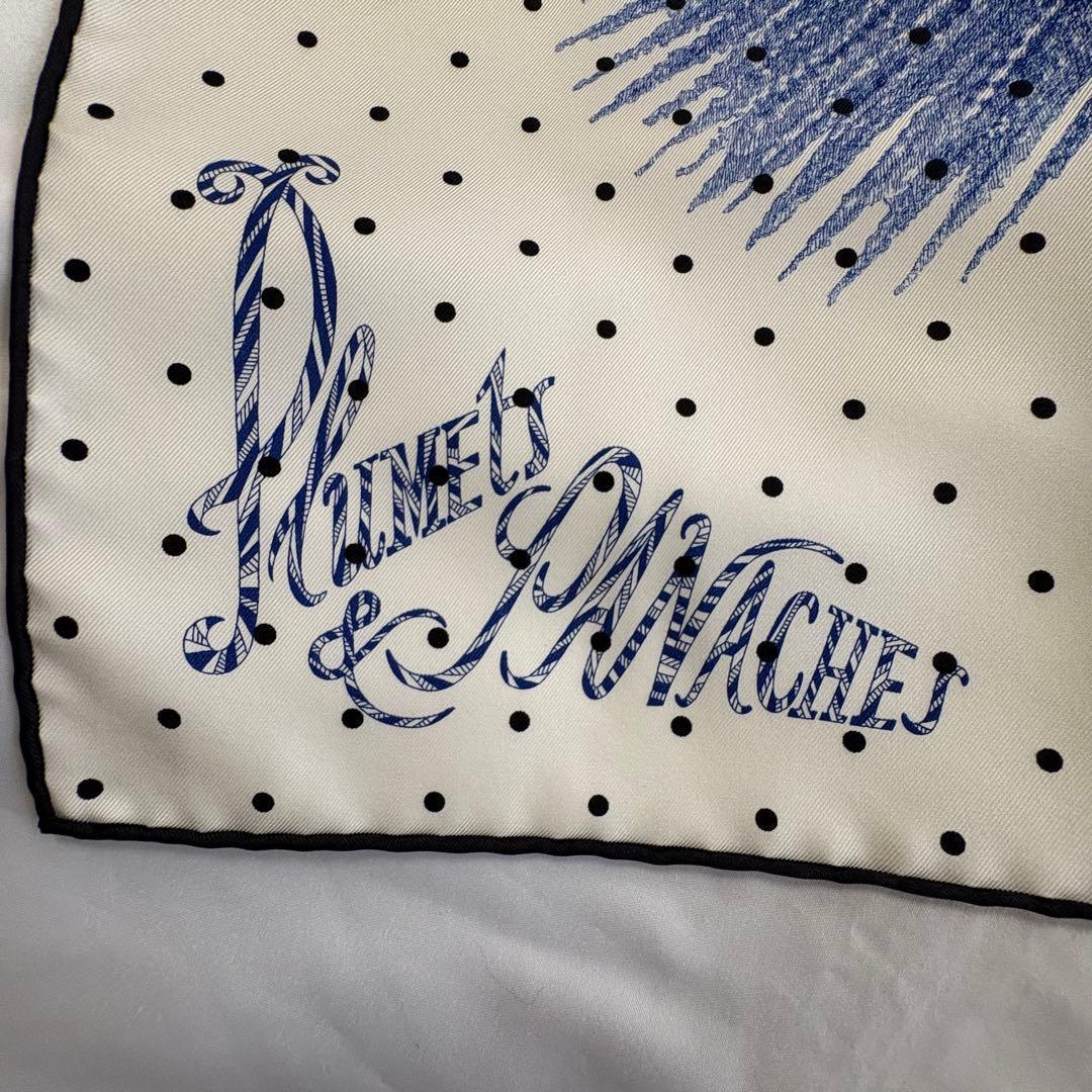 HERMES カレ９０　羽根と羽飾り