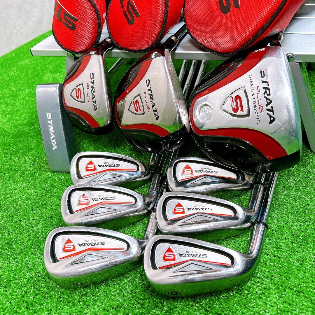 【左利き レフティ】キャロウェイ ストラータ クラブセット 10本 少し訳有り