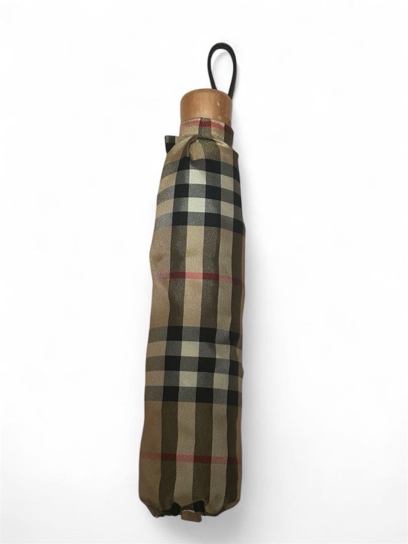 【バーバリー Burberry's 】折り畳み傘 ノバチェック ベージュ
