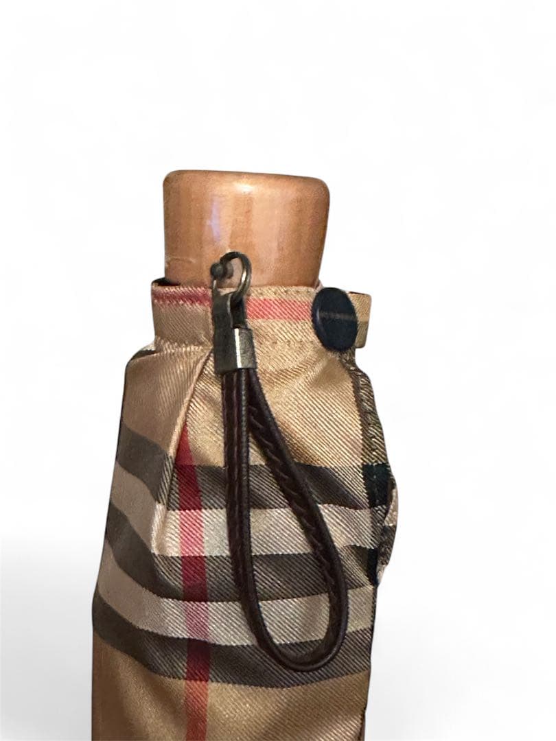 【バーバリー Burberry's 】折り畳み傘 ノバチェック ベージュ