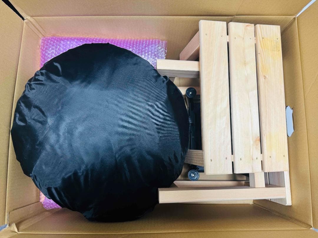 おうち de サウナ　サウナテントセット 木製スツール付き