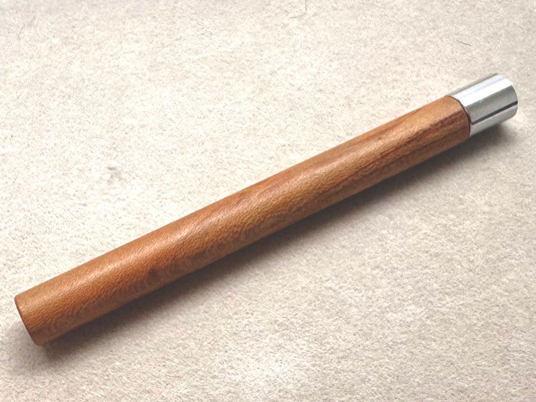 クラフトa芯ケース　花梨瘤シャーペン　木軸ペン　さくらんぼ