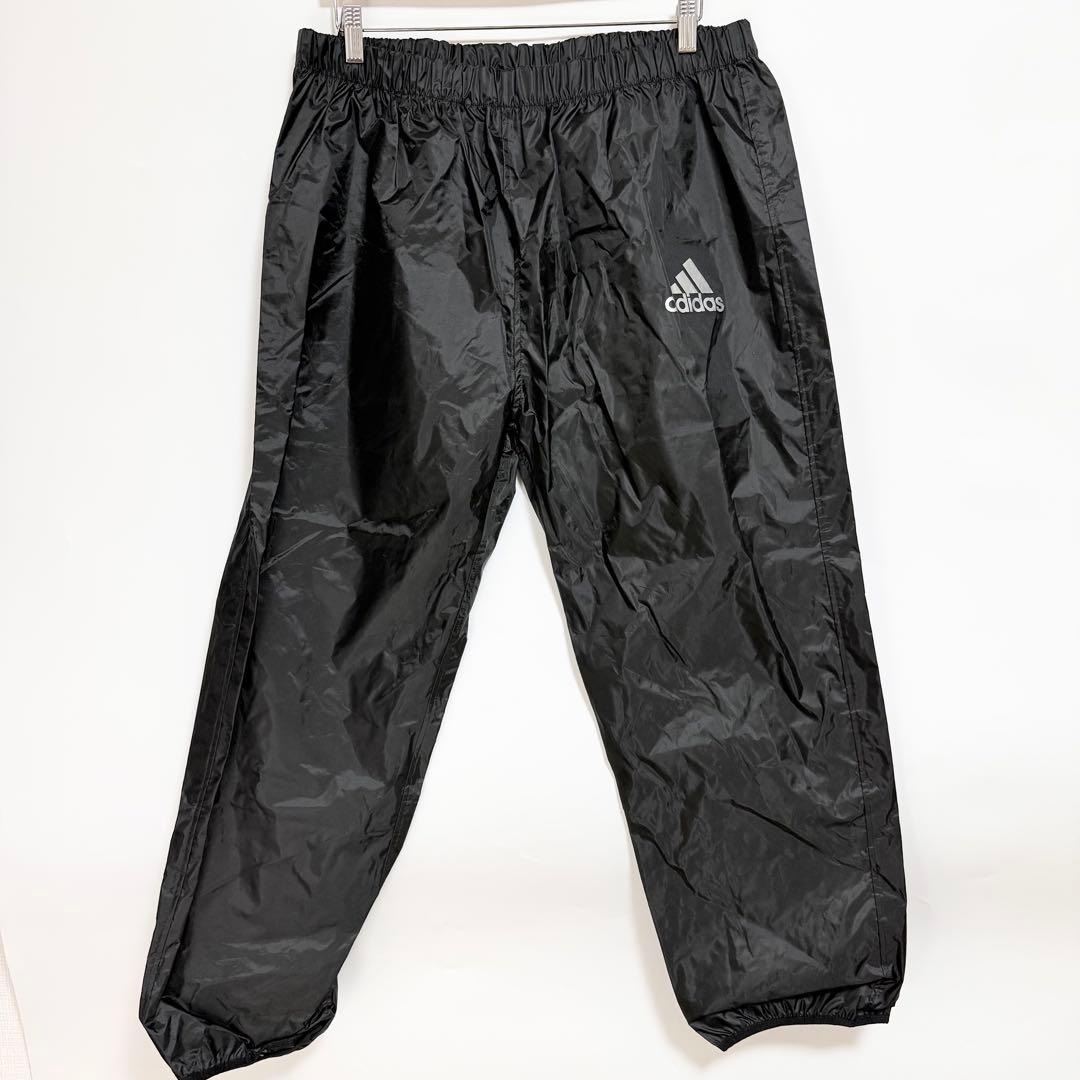 adidas　アディダス　サウナスーツ　上下セット　セットアップ　ブラック