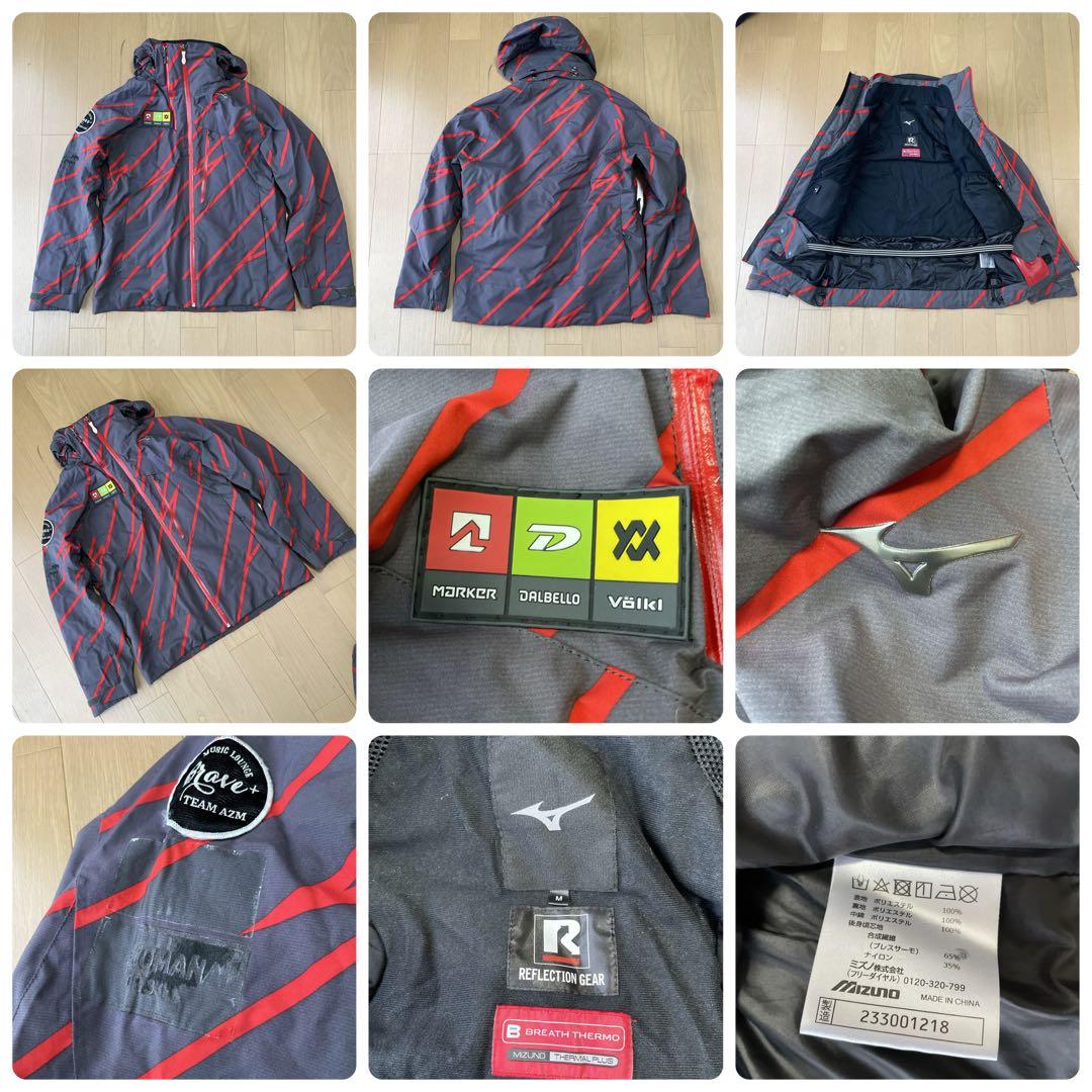 ミズノ MIZUNOスキーウェア上下セットデモモデル 中古サイズM 選手用非売品
