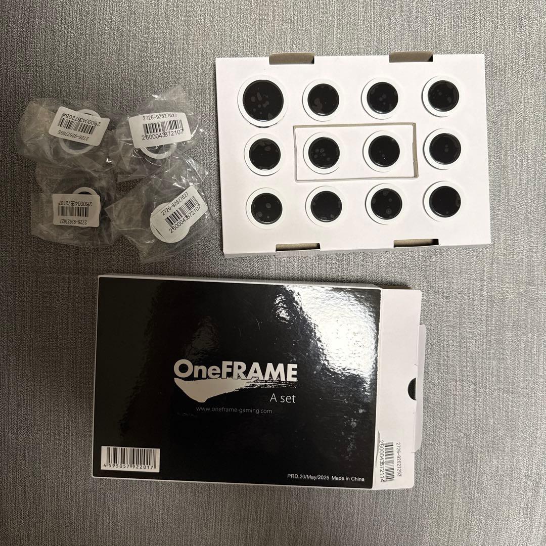 OneFRAME アケコンボタン　24mm×14、30mm×2