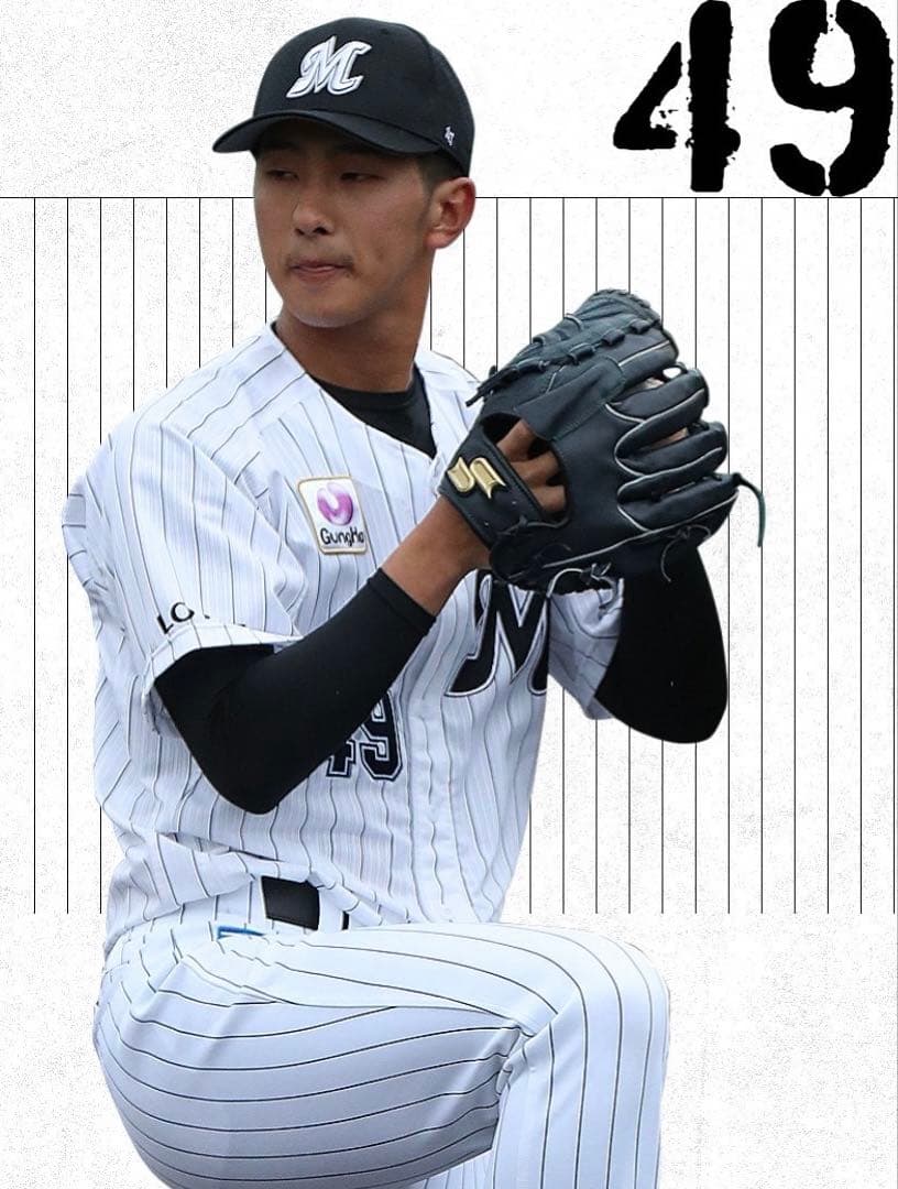 千葉ロッテマリーンズ本前郁也選手実使用グローブ