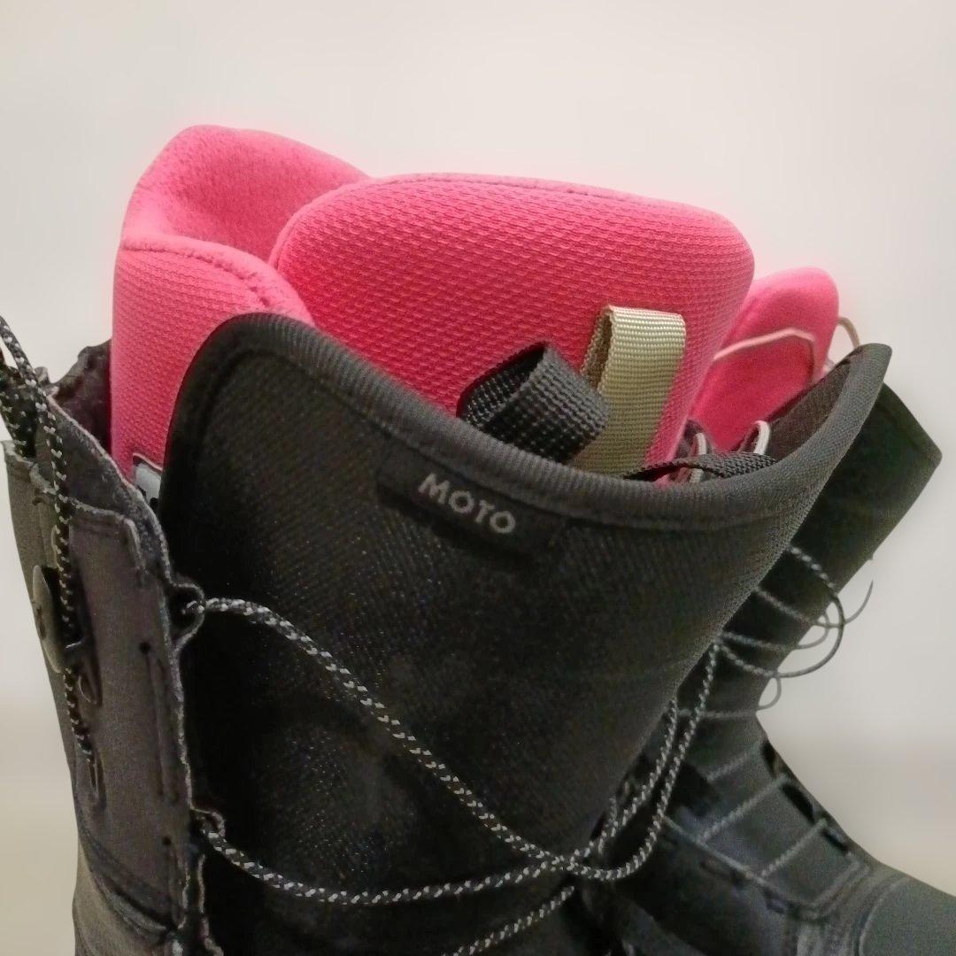 Burton Moto スノーボードブーツ ブラック/ピンク