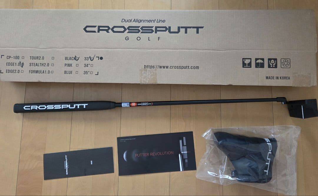 【希少】CROSSPUTT Edge1.0Black Label ヘッドカバー付
