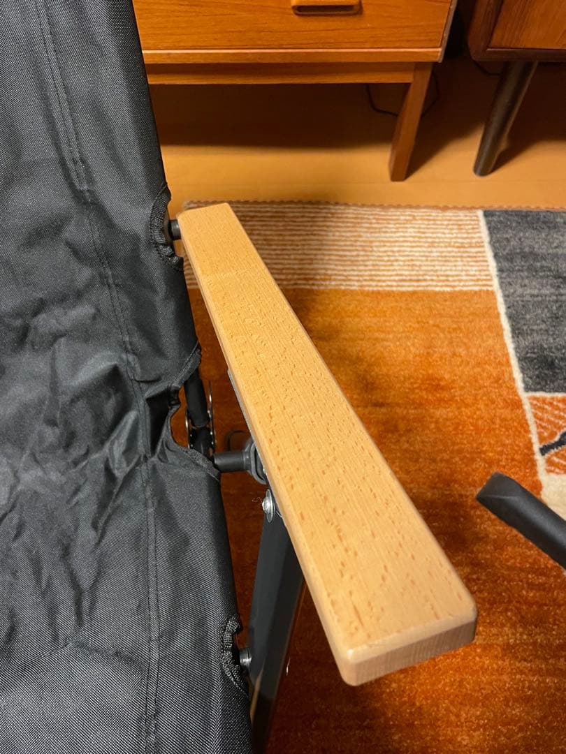 キャプテンスタッグ　リクライニングコンフォートチェア