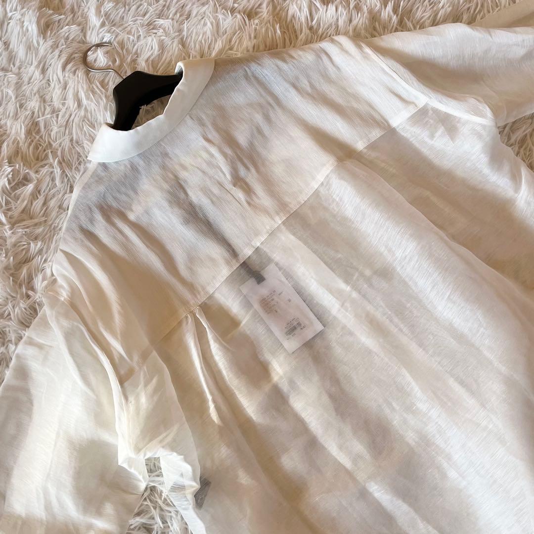 タグ付き✨ chaos カオス メランジェシャツ 定価52800円 ホワイト F