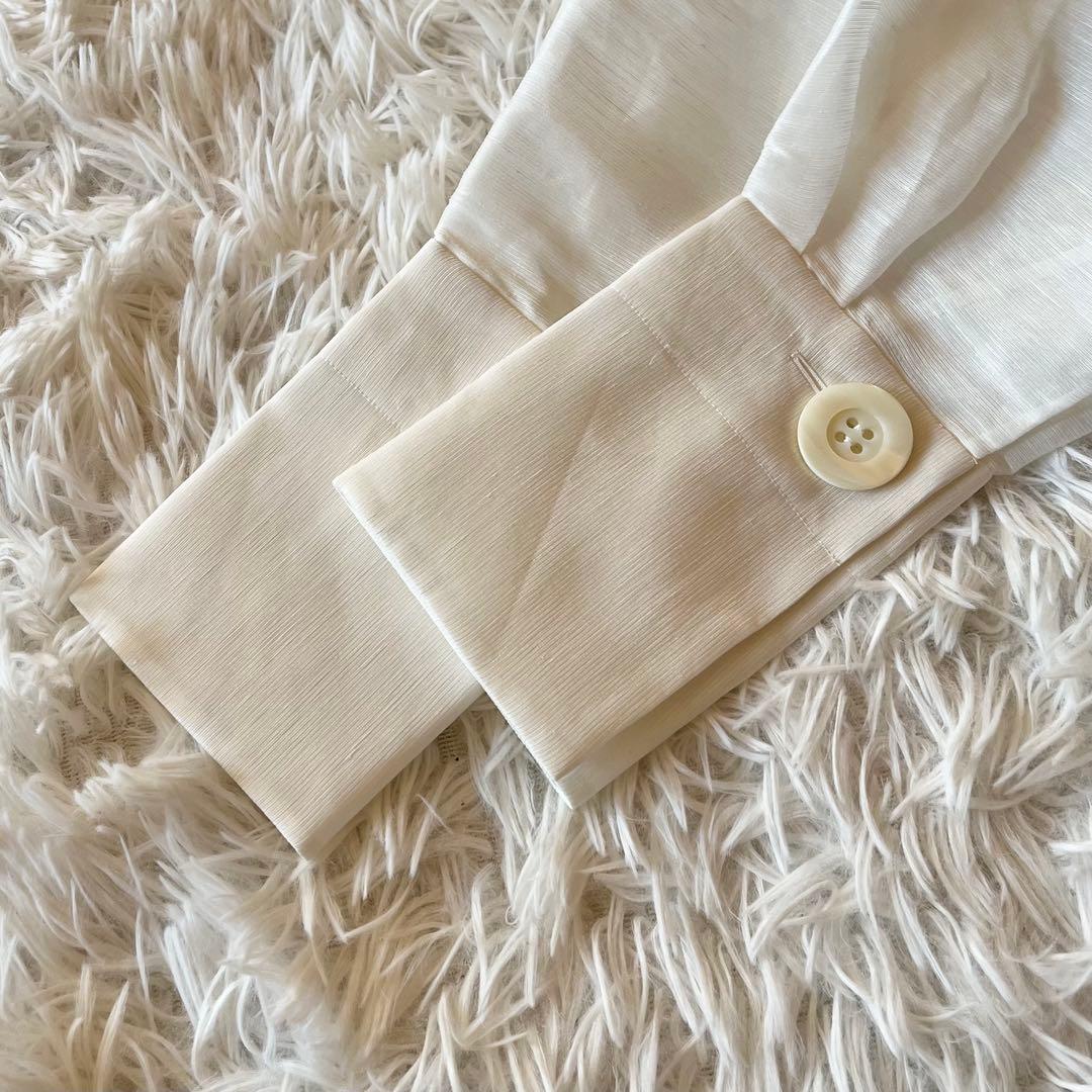 タグ付き✨ chaos カオス メランジェシャツ 定価52800円 ホワイト F