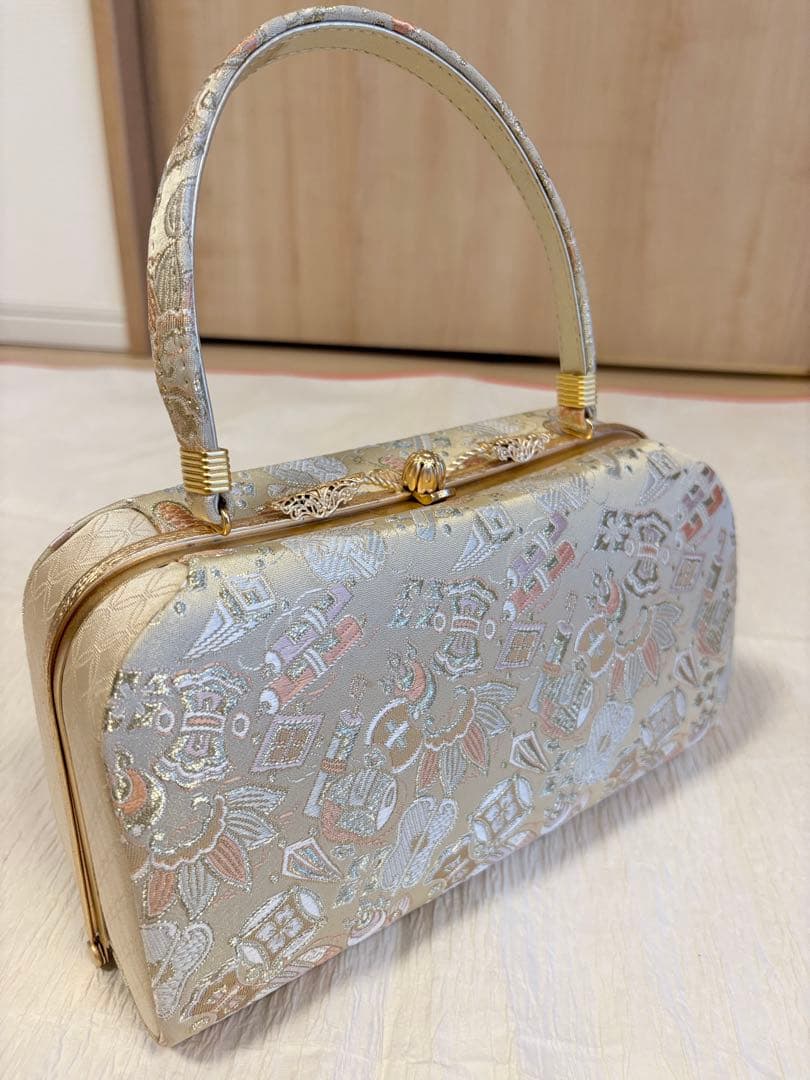 フォーマル和装バッグ 宝尽くし 金 振袖 留袖 訪問着 M2505032