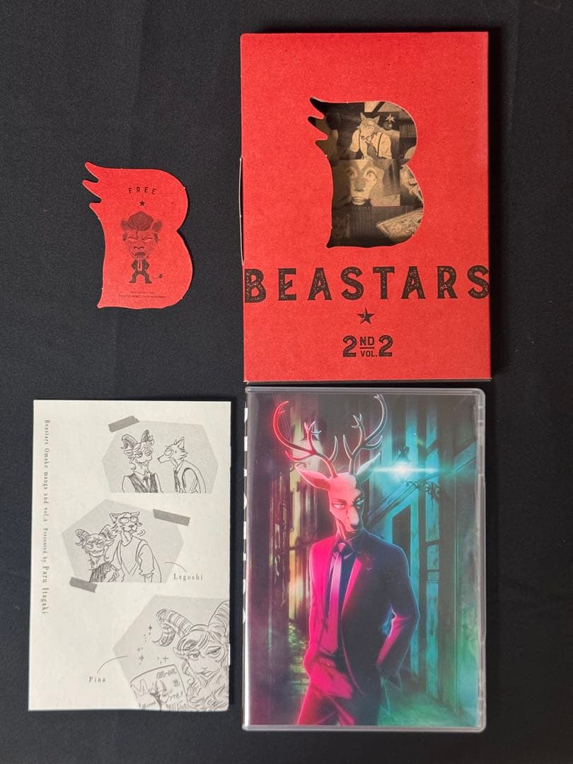 収納BOX付 BEASTARS 2nd DVD 初回生産限定版 全４巻 セット