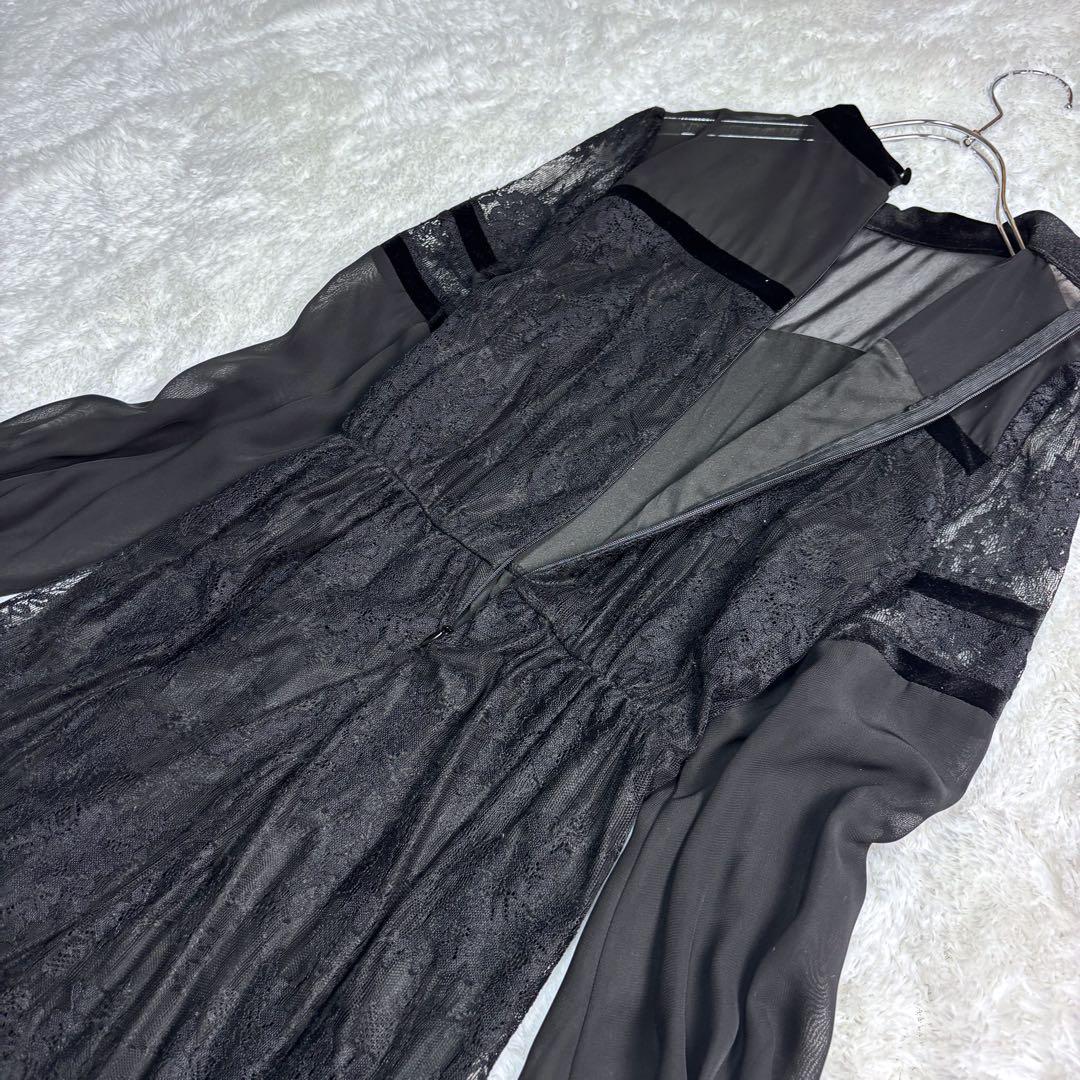 美品 Ameri SHEER LACE DRESS アメリ レースドレス