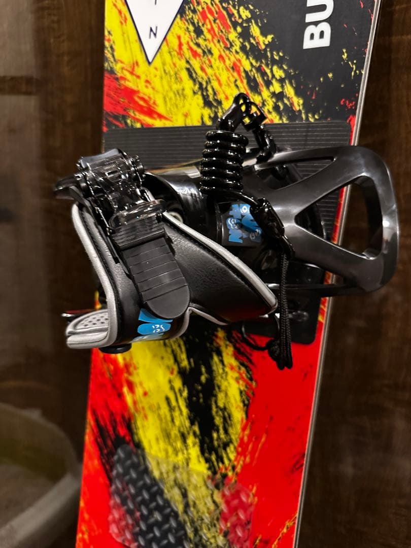 2回利用　美品　Burton グロム　110cm キッズ　バインディングセット