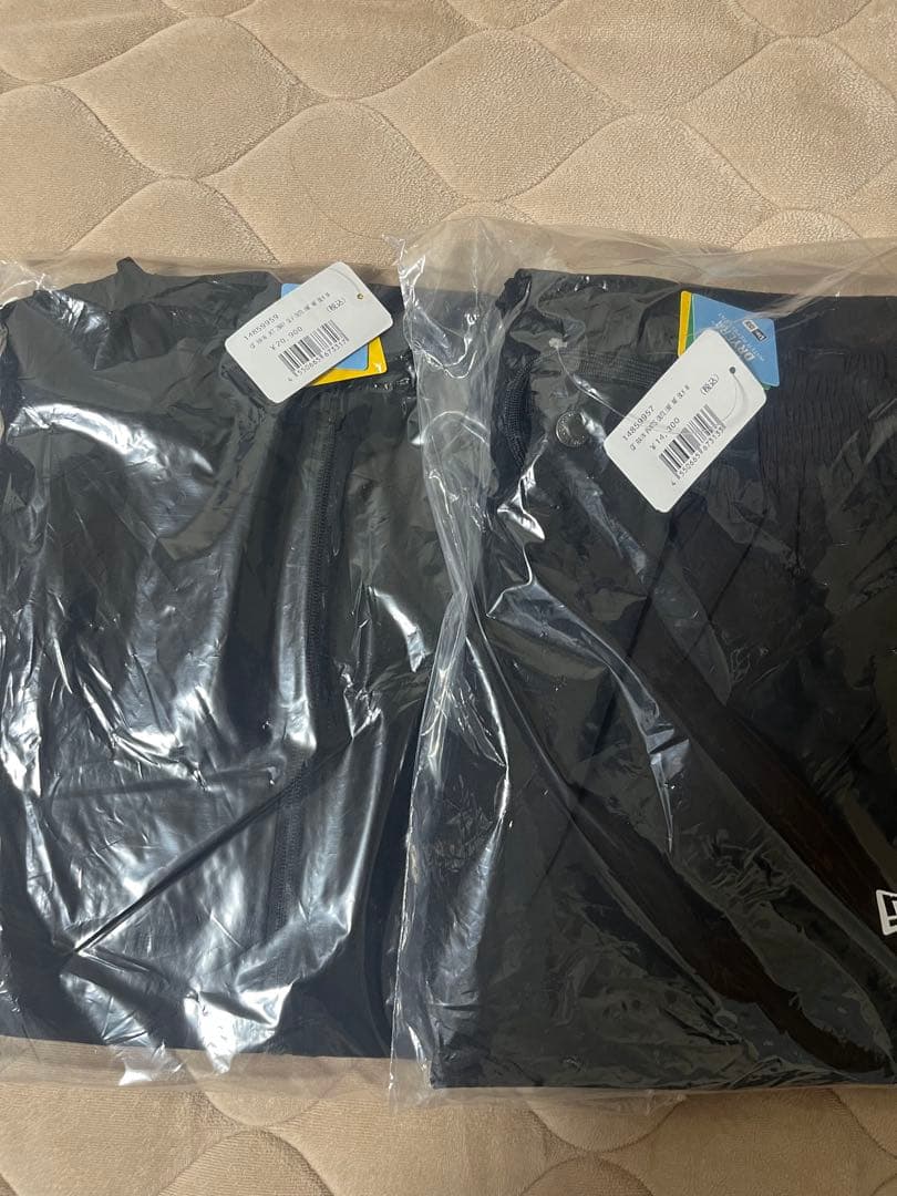 ニューエラゴルフ レインウェア アウトラインロゴ セットアップM ブラック