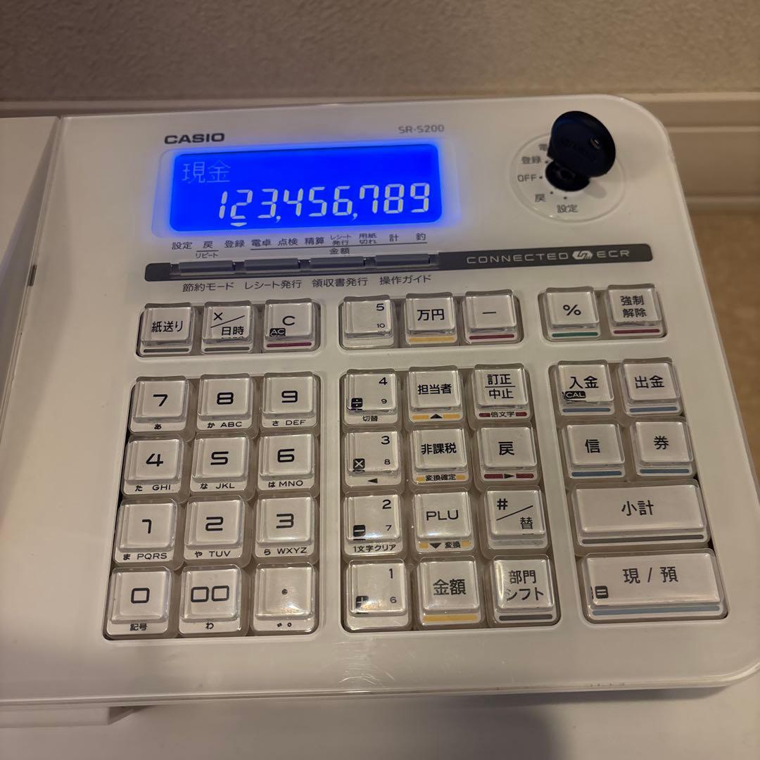 カシオレジスターBluetooth対応SR-S200 2022年製