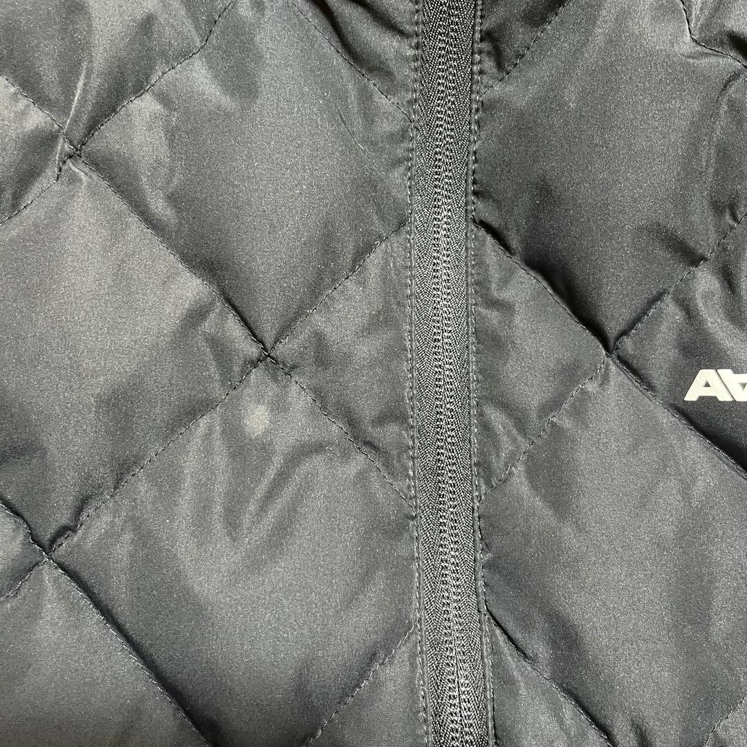 アベイシングエイプ キルティングダウンベスト　 ブラック　黒　S