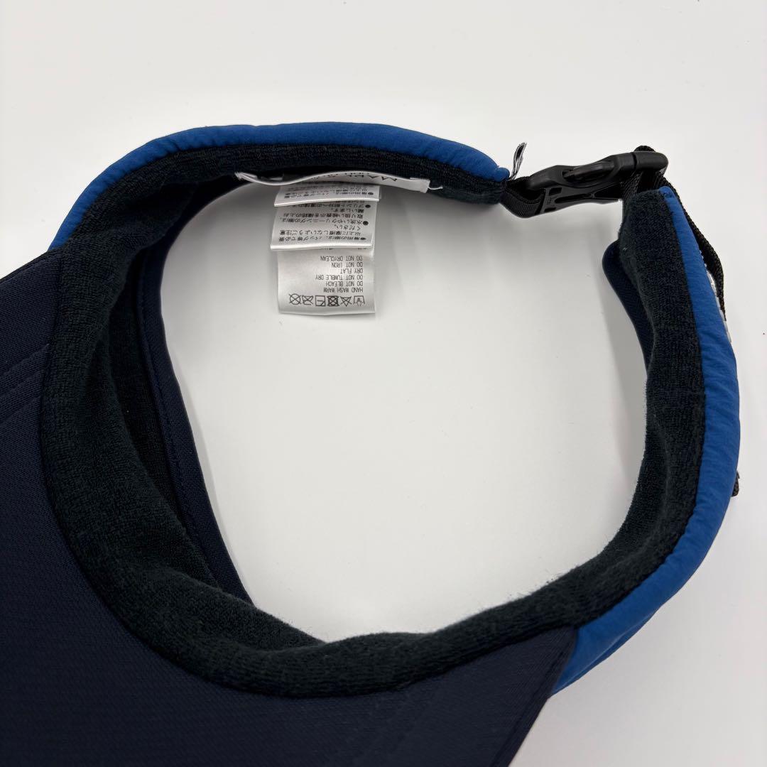 【マーク＆ロナ】MARK&LONA サンバイザー ゴルフ スカル ロゴ 帽子