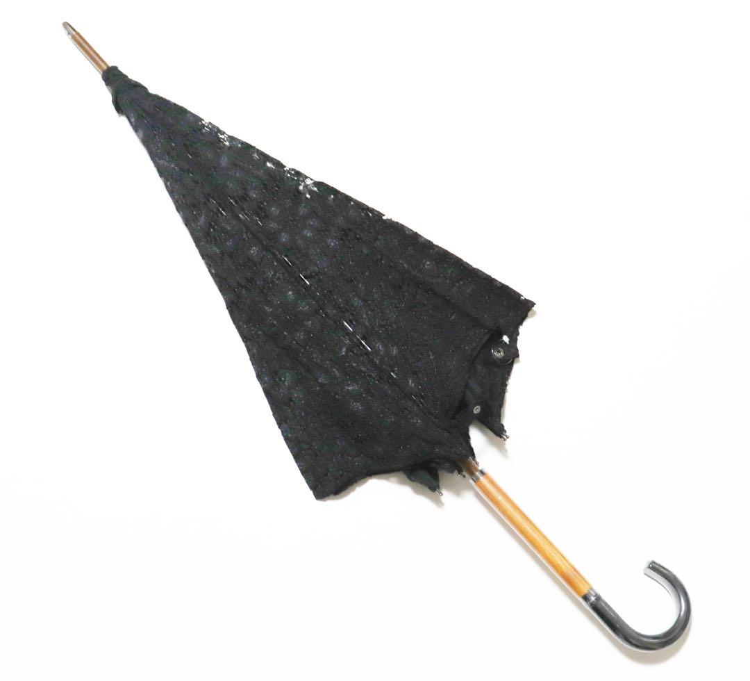 新品 豪華総レース かわず張り 高級長傘 日傘 8本骨 プレゼントにも