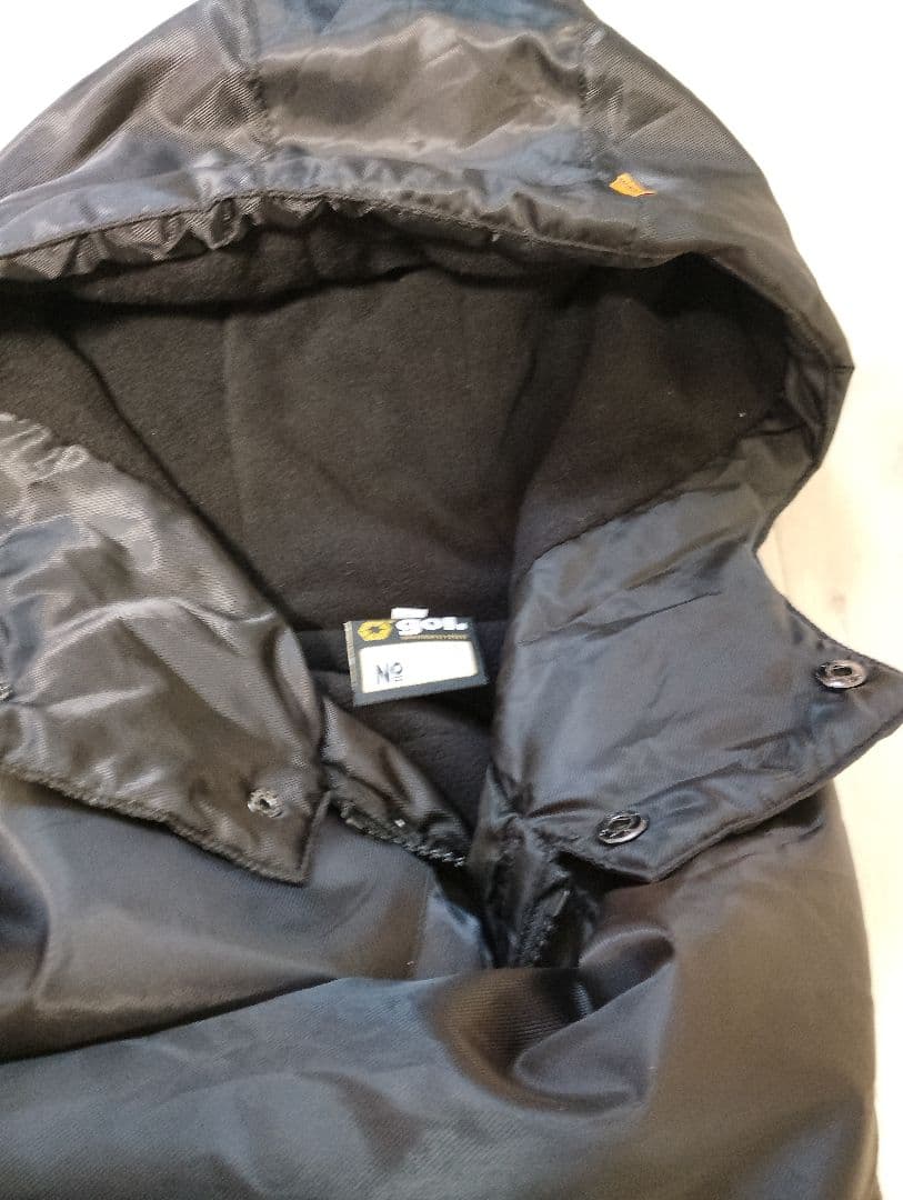 gol.deportes フード付きベンチコート 黒