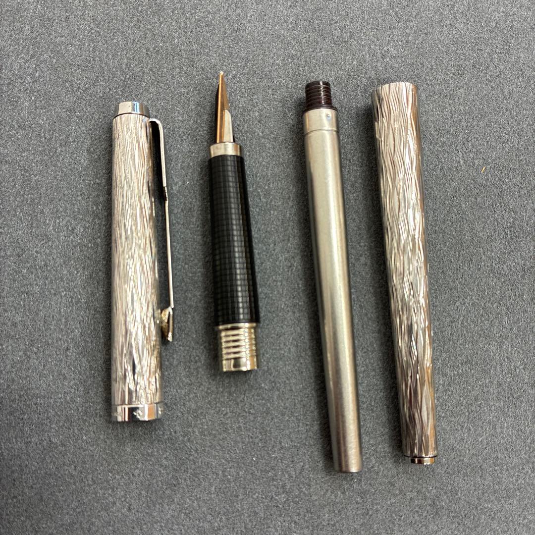 PARKER パーカー 180 万年筆 シルバー ヴィンテージ 筆記具