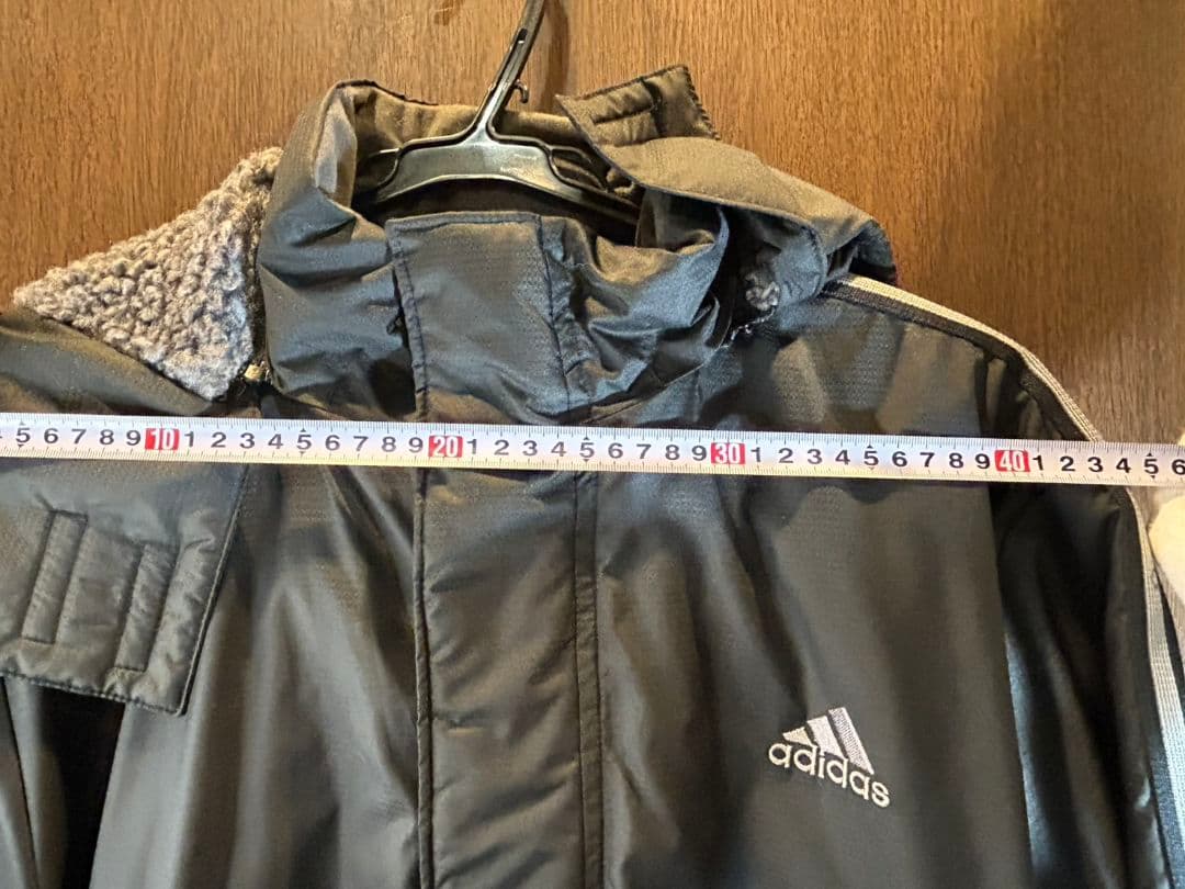 adidas アディダス L ボアダウン ロングコート ベンチコート