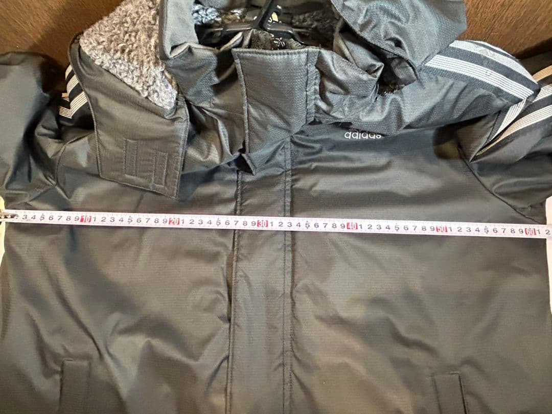 adidas アディダス L ボアダウン ロングコート ベンチコート
