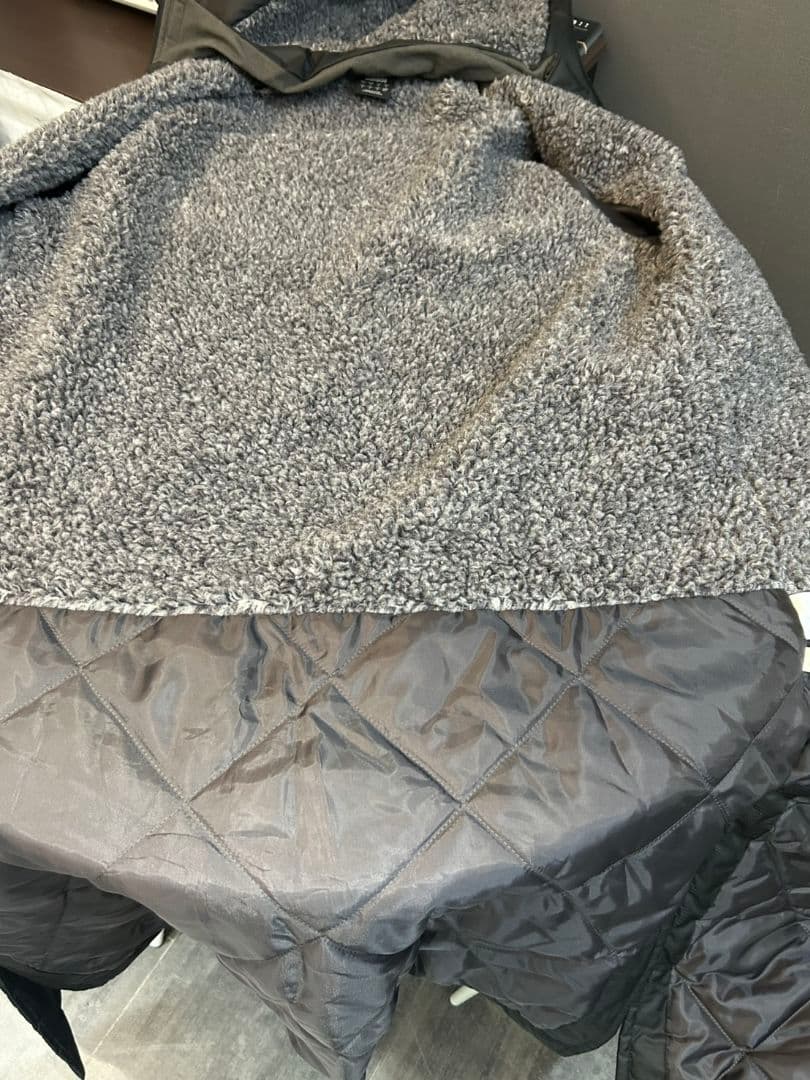 adidas アディダス L ボアダウン ロングコート ベンチコート