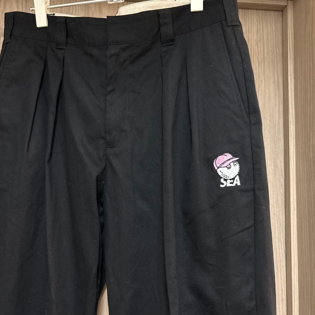 MALBON x WDS CHINO PANTS 黒　XL 試着のみ