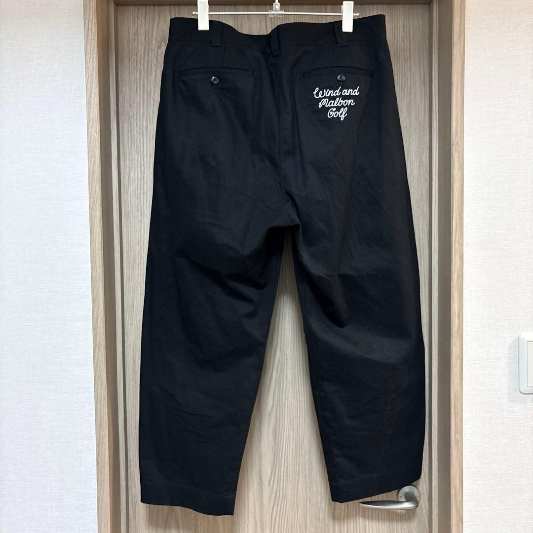 MALBON x WDS CHINO PANTS 黒　XL 試着のみ