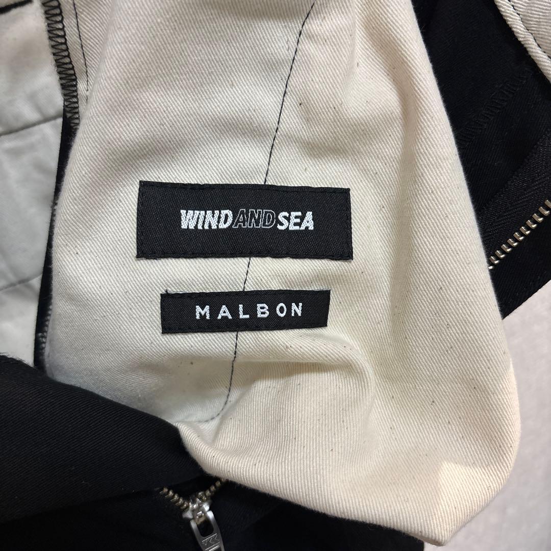 MALBON x WDS CHINO PANTS 黒　XL 試着のみ