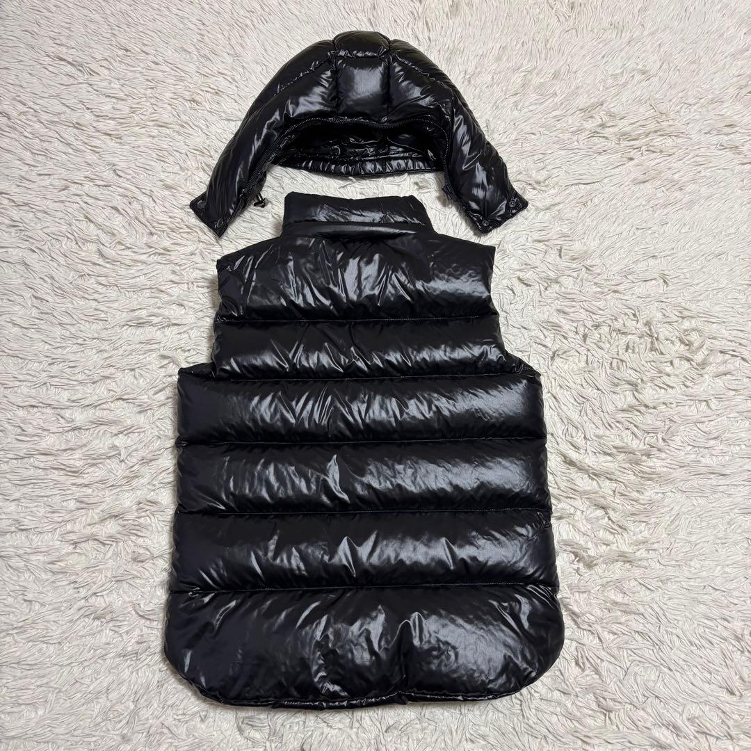 未使用 TATRAS POSEIDONE ダウンベスト ブラック 01 フード