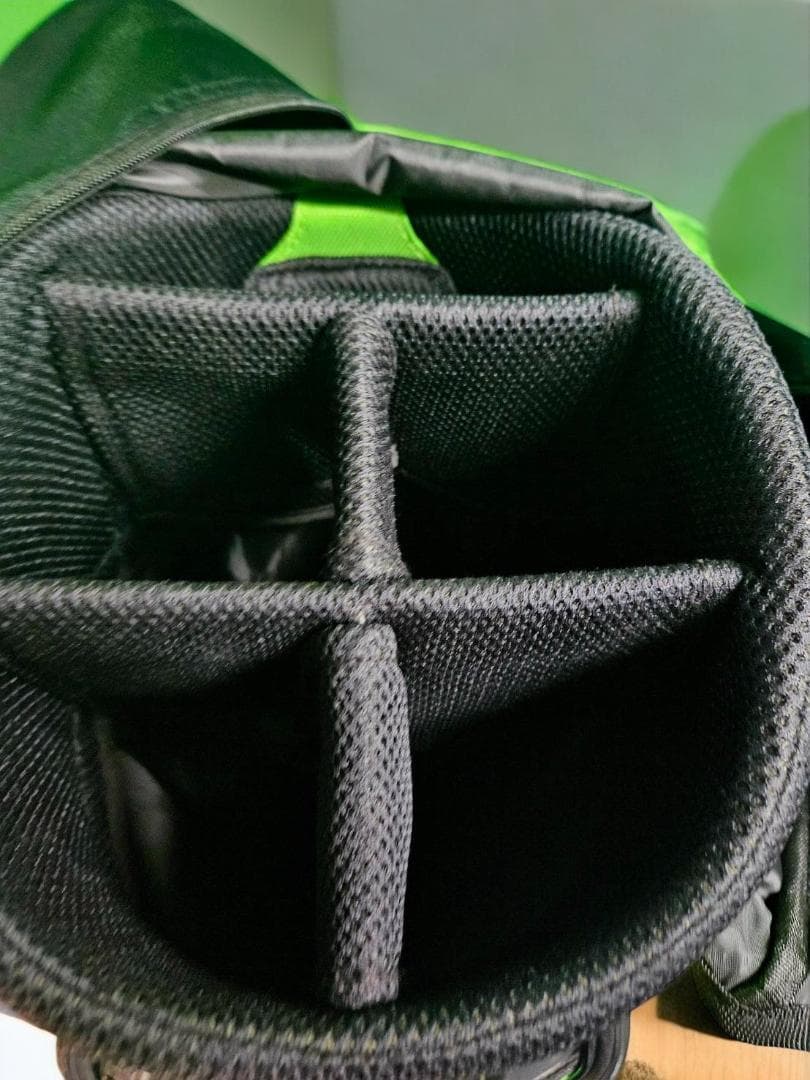 送料無料/美品　Kasco エナメル高級ゴルフバッグ・キャディバッグ