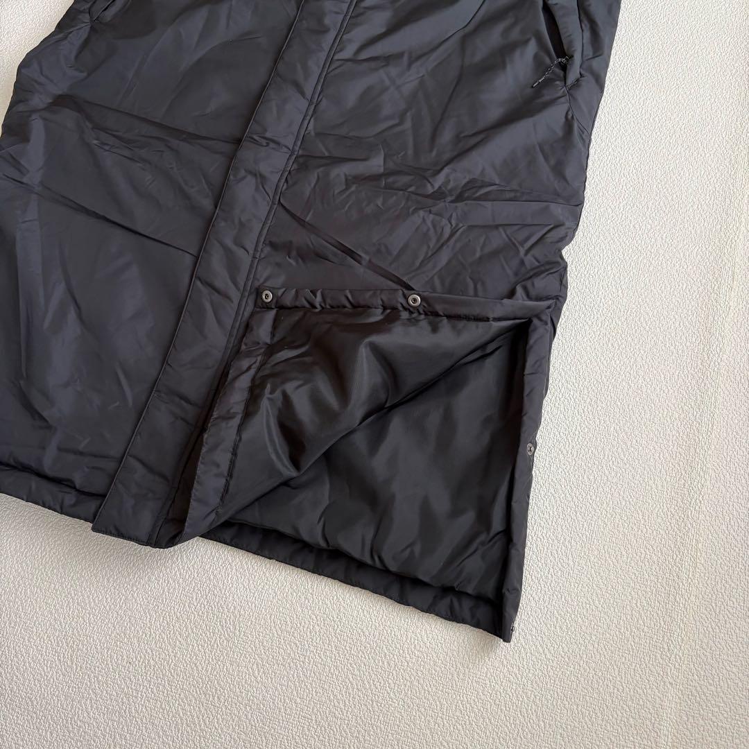 adidas アディダス　ベンチコート 3Lブラック ロングコート　大きいサイズ