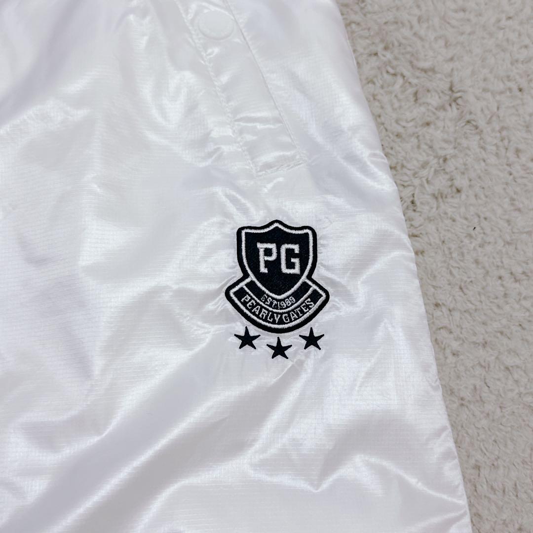 美品 パーリーゲイツ ダウンスカート リバーシブル カモフラ 防寒 2way